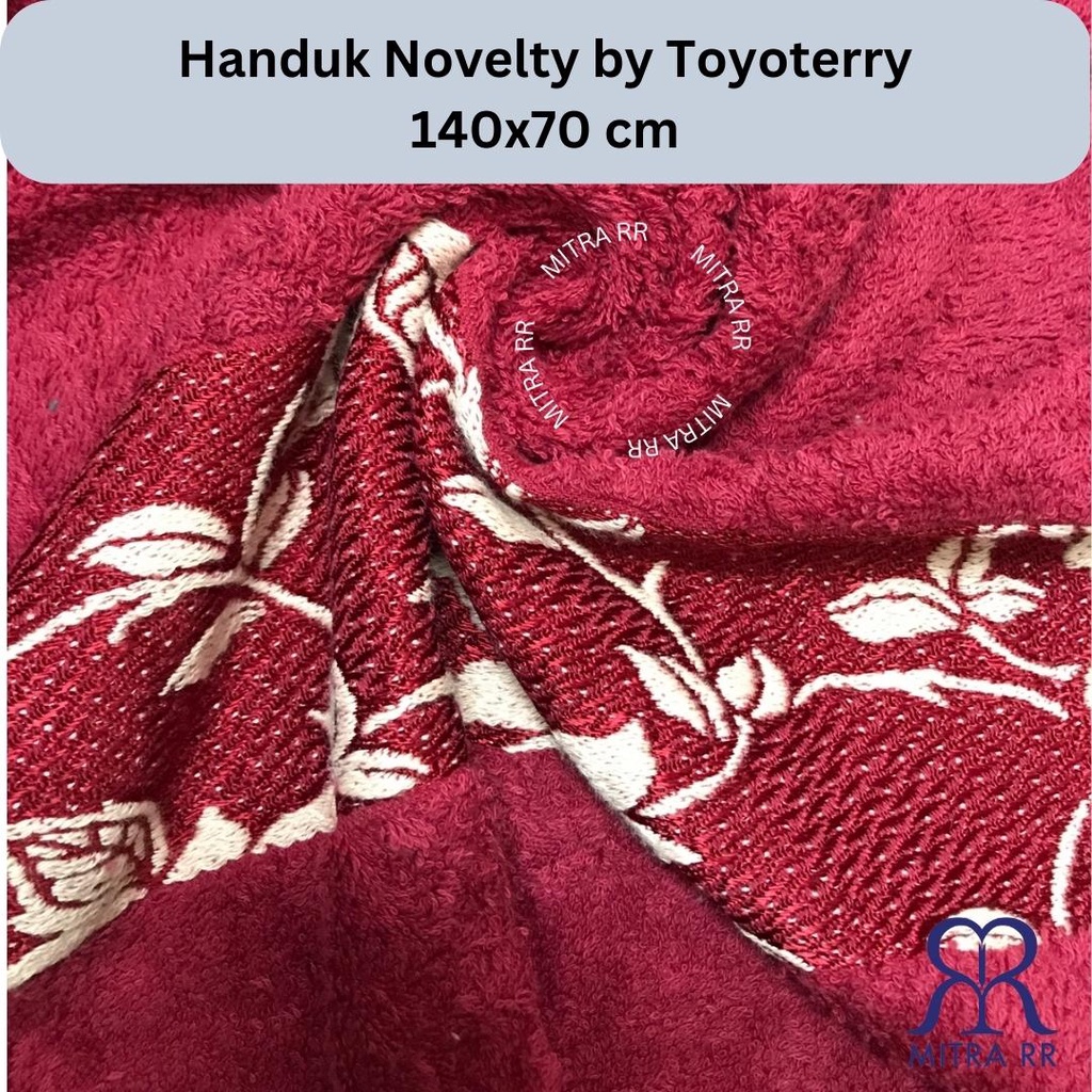 Handuk Novelty By Toyoterry | Handuk Mandi Dewasa Motif Ukuran Besar 70 x 140cm