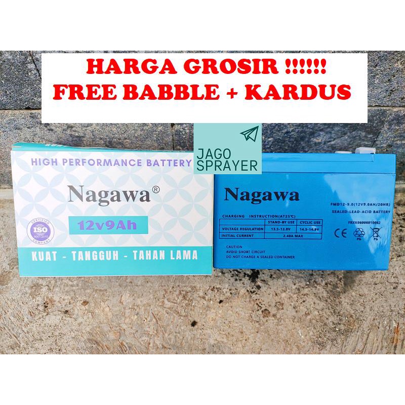 HARGA GROSIR (5) Aki Nagawa (dulu Yokohama) Nagasaki Sprayer Elektrik Tangki Alat Semprot Pertanian 