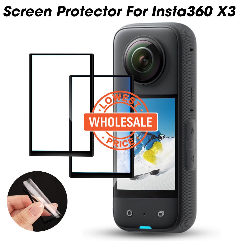 [Harga Grosir]Pelindung Layar Tempered Glass HD Anti Gores Untuk Insta 360 ONE X3