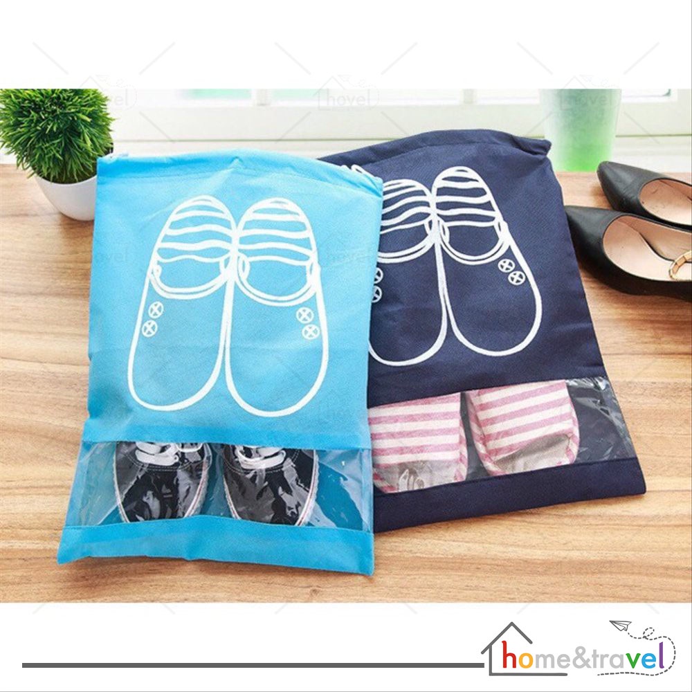 HOVELSHOP Tas Sepatu Sandal OlahRaga Fitness Travelling Shoes Bag