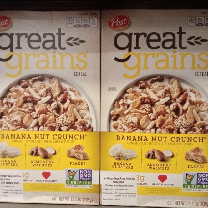 

post great grains banana nut crunch 439gr