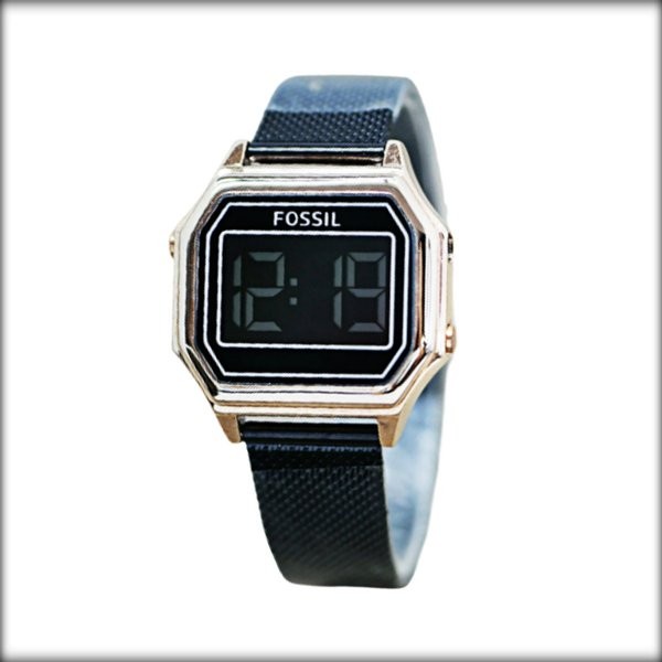 JAM TANGAN WANITA FS-8586 FASHION SQUARE DIGITAL ROSE GOLD