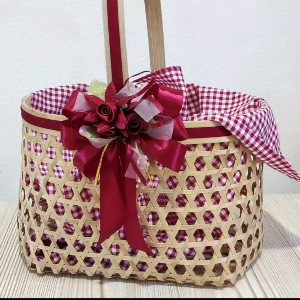 

Keranjang Bambu / Tas Bambu / Hampers Bambu / Kerajinan Bambu 2 dan 3