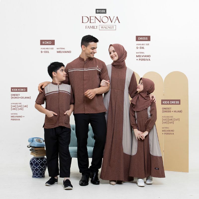 Denova Koko Kids Set, Koko Anak, Koko one set Anak Terbaru by Mysure