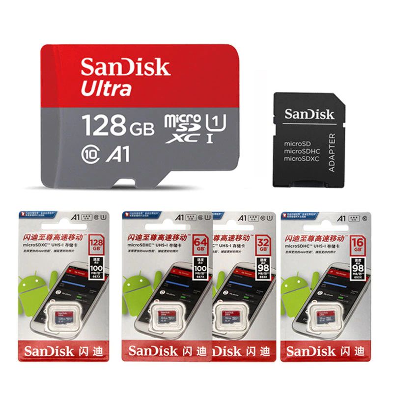 Memori Micro SD Samsung Toshiba 4gb 8gb 16gb 32 GB 128Gb MicroSD Card 32gb Clash-10 UHS-1 80 Mbps