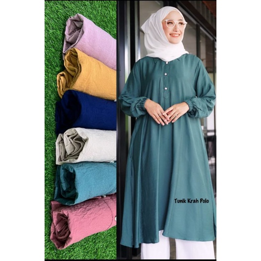 Original Winody Tunik Katun Premium Import | Tunik Wanita Polos Termurah | Tunik Kekinian Winody| Fa