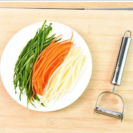 HJ888 Pisau pengupas buah sayur set stainless 3 in 1 peeler stainless steel