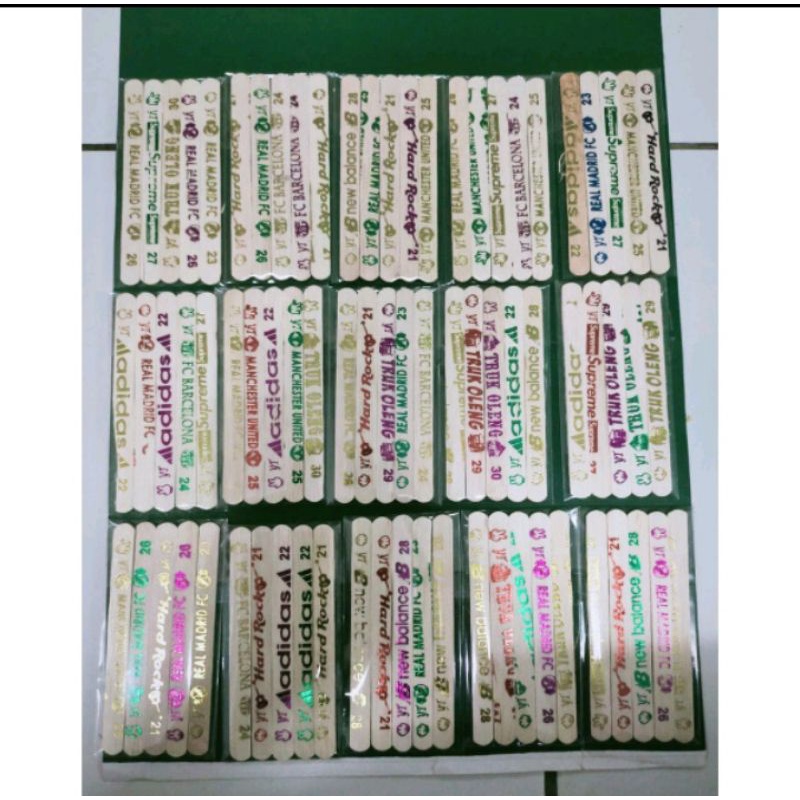 Mainan stik es krim bergambar isi 42