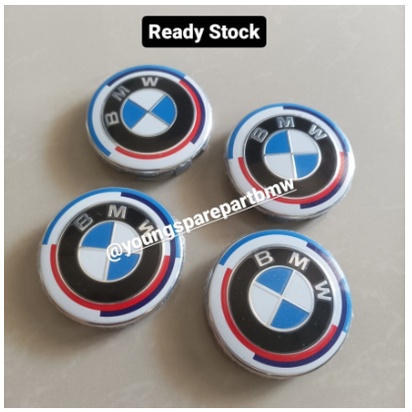 Dop Tutup Velg BMW Jahre 50th Anniversary G02 G11 G12 G05 G06 F30 F10 F15 F25 F16 F26 E46 E36 E90 E6