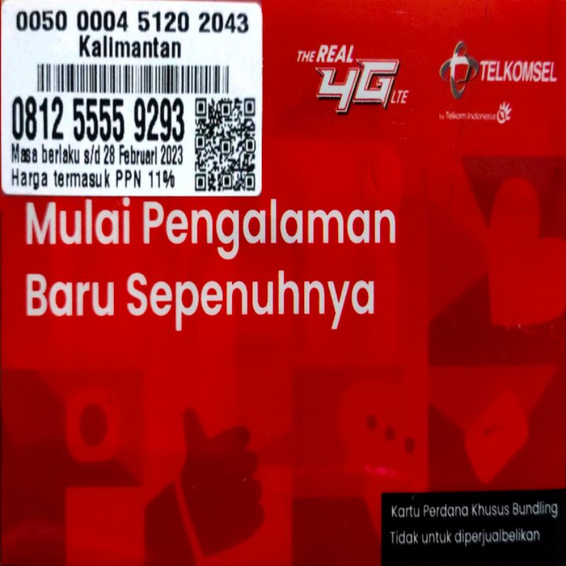 COUPLES NOMOR CANTIK QUARTETS TELKOMSEL 5555