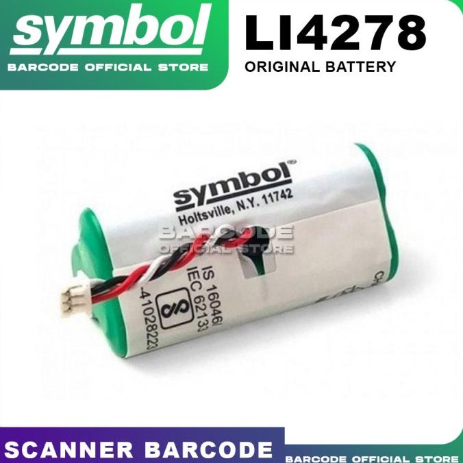 Battery Baterai Scanner Barcode Symbol Zebra Motorola LI4278 LI-4278