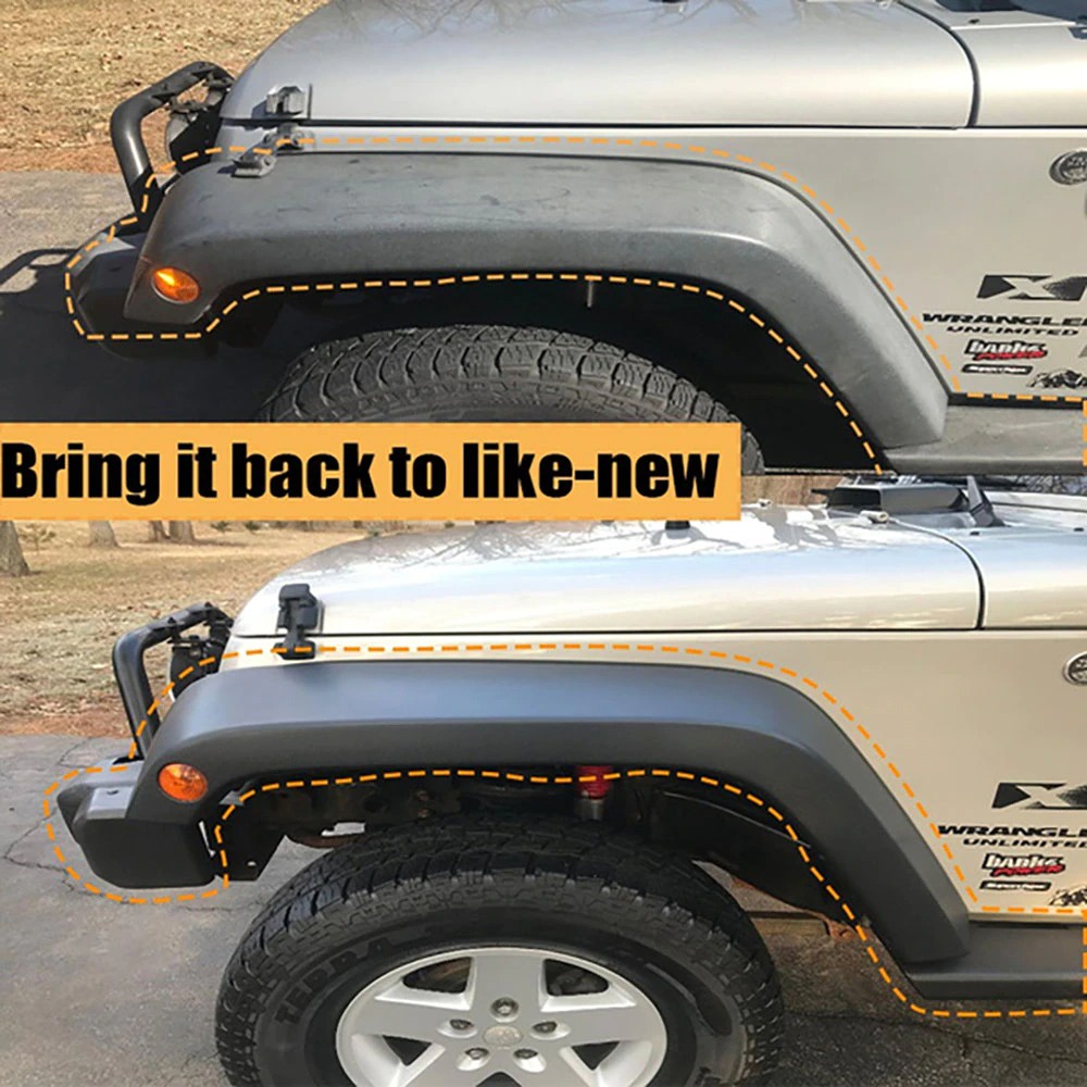 G-ORIi Hgkj Cairan Pembersih Plastik Mobil Plastic Restorer Coating 50 Ml Hgkj-s24 Black Or-i