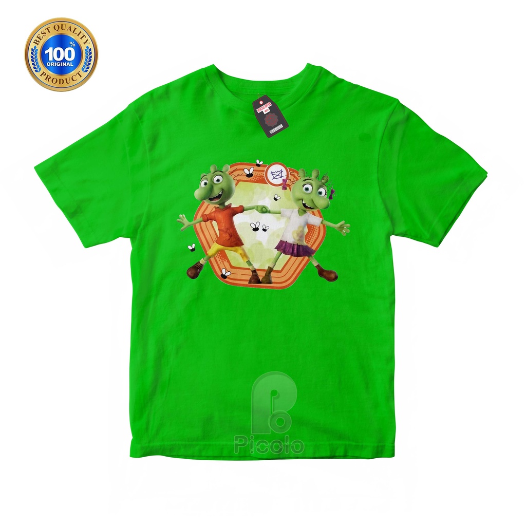 (FREE NAMA) BAJU KAOS ATASAN ANAK MOTIF GAME THE OGGLIES UNISEX Bahan COTTUN