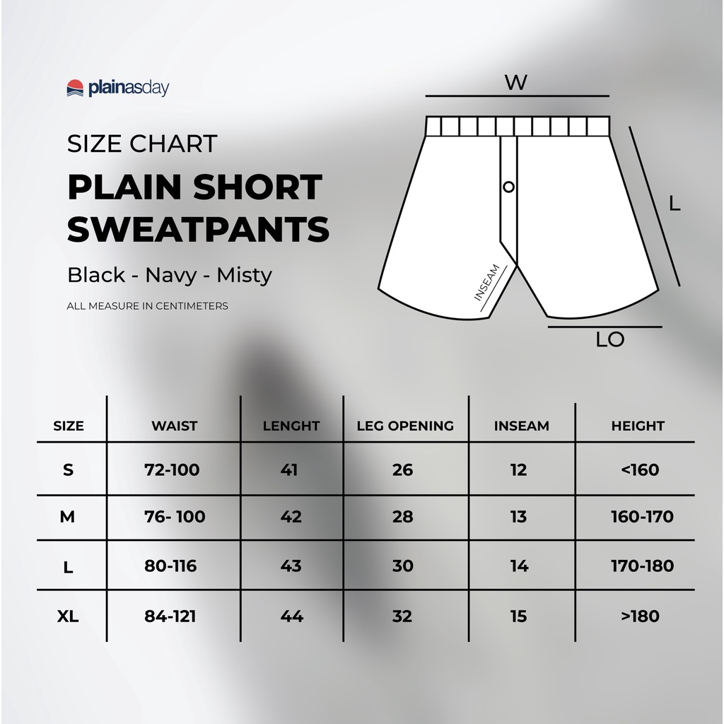 PLAIN Short SweatPants - Navy