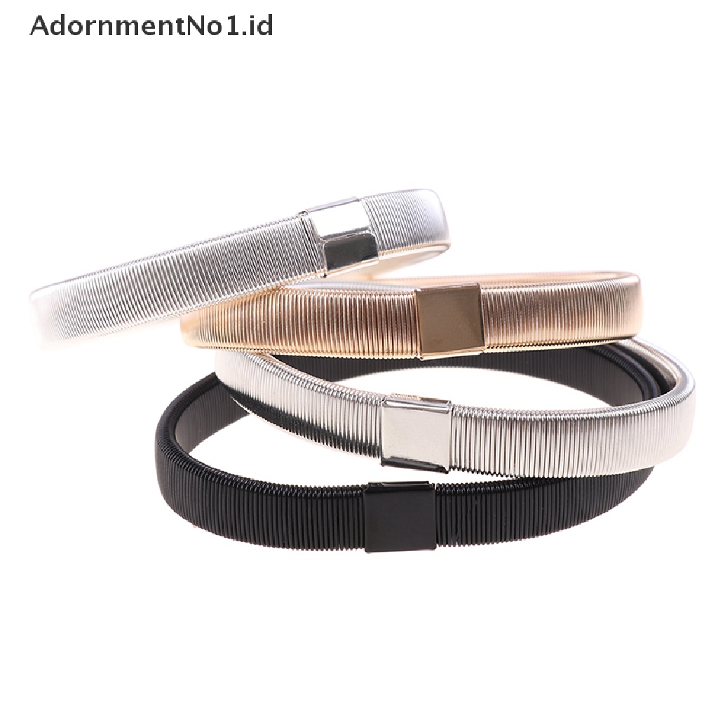 [AdornmentNo1] Gelang Tangan Pria Shirt Sleeve Holders Metal Arm Band Hold Elastic Hoop Armband [ID]