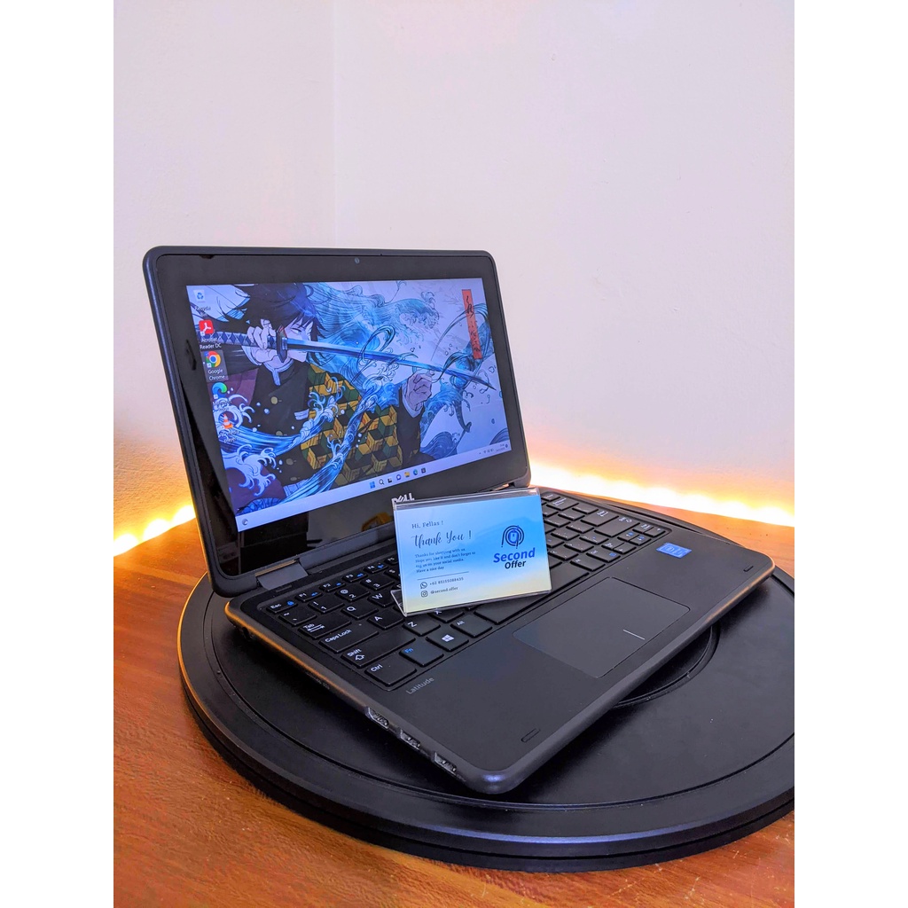 Laptop 2in1 Pentium RAM 4GB SSD 512GB Dell Latitude 3189
