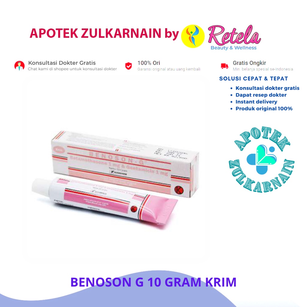 Jual BENOSON G 10 GRAM KRIM | Shopee Indonesia