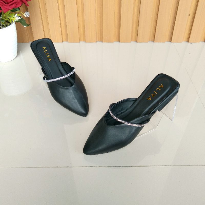 Aliya Aileen Mules Wanita heels/ Hak 2cm