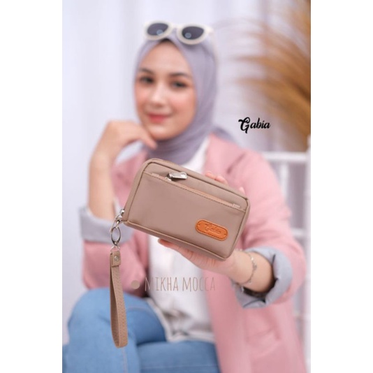 DOMPET MIKHA BY GABIA BAHAN CHOCOLY ANTI AIR WATERPROOF PREMIUM