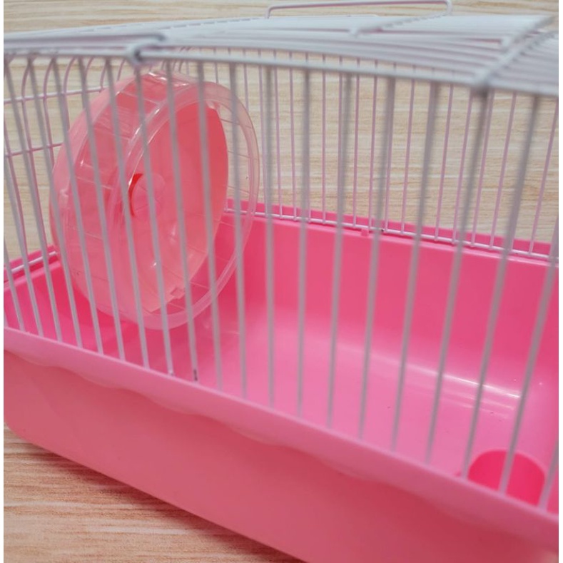 Kandang Hamster Persegi Free Tempat Makan