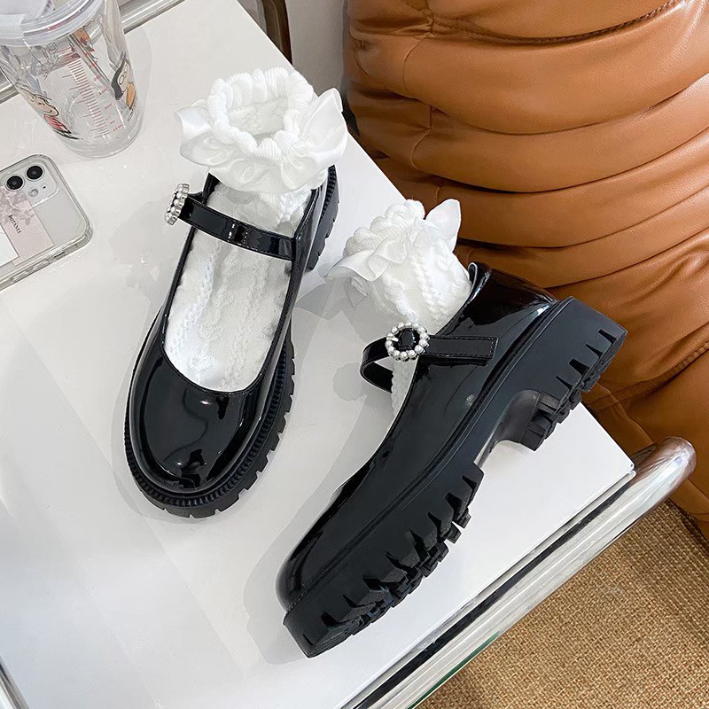 SEPATU WANITA REMAJA / DEWASA GESPER GLOSY MUTIARA '' CLAUDIA '' PREMIUM GPM 0760