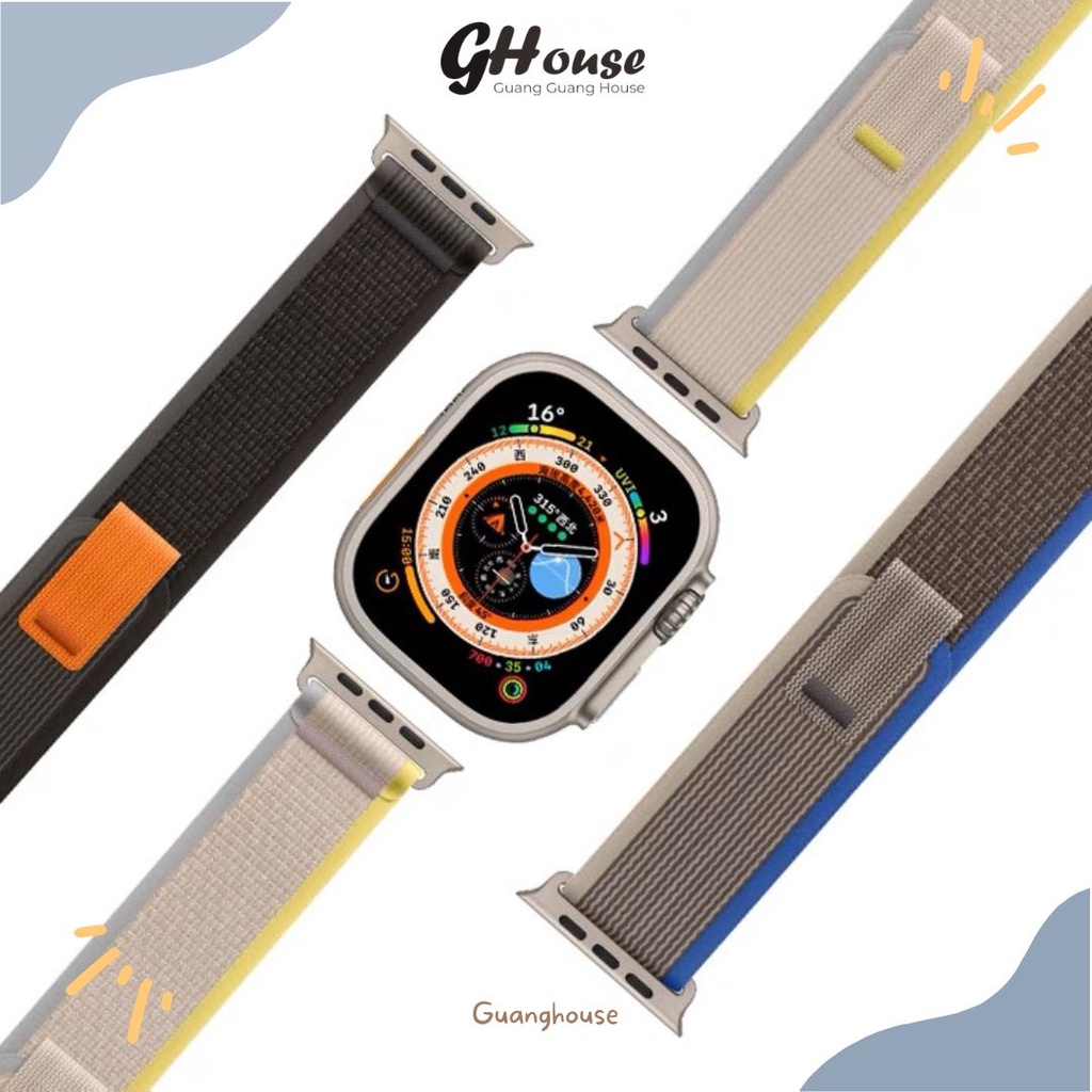 Strap iWatch Apple Watch Trail Loop Nilon Loop Tali Pengganti untuk iWatch Apple Watch Bahan Nilon