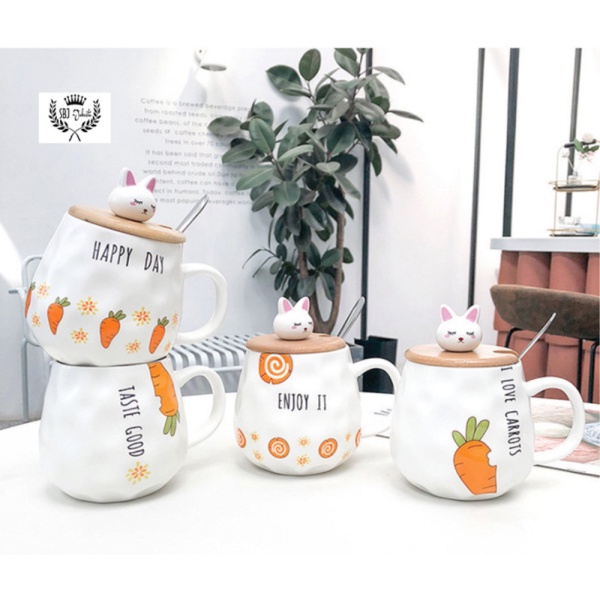 

Promo Cangkir Keramik Happy Day Gift Set Ceramic Mug 400 ml dengan sendok Diskon