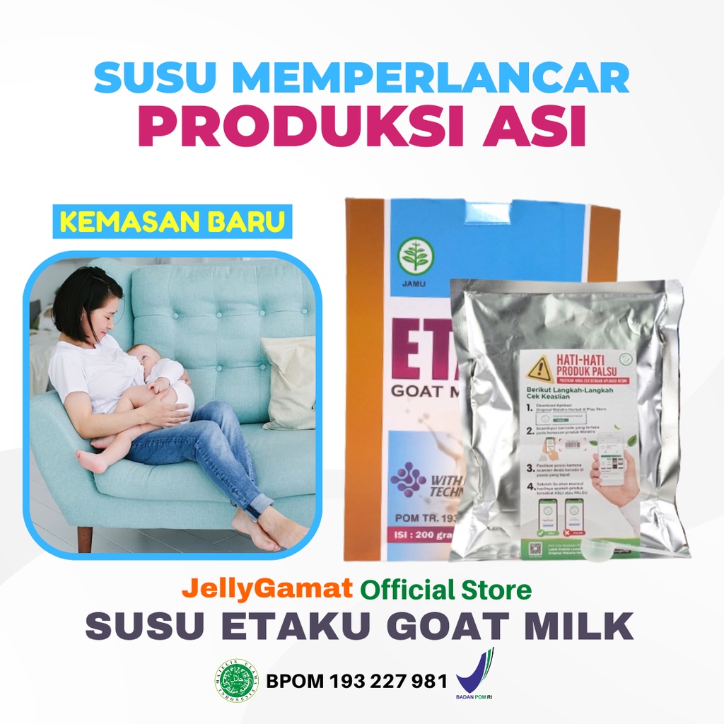 

Susu Kambing Etawa Melancarkan Produksi Asi Susu Kambing Etawa Bubuk Etaku Goatmilk Isi 10 Sachet