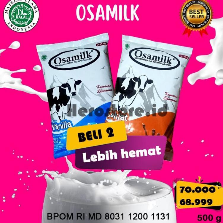 

✨STAR✨ SUSU OSAMILK ORIGINAL 100% Penggemuk Badan & Penambah Nafsu Makan 500 g !!!