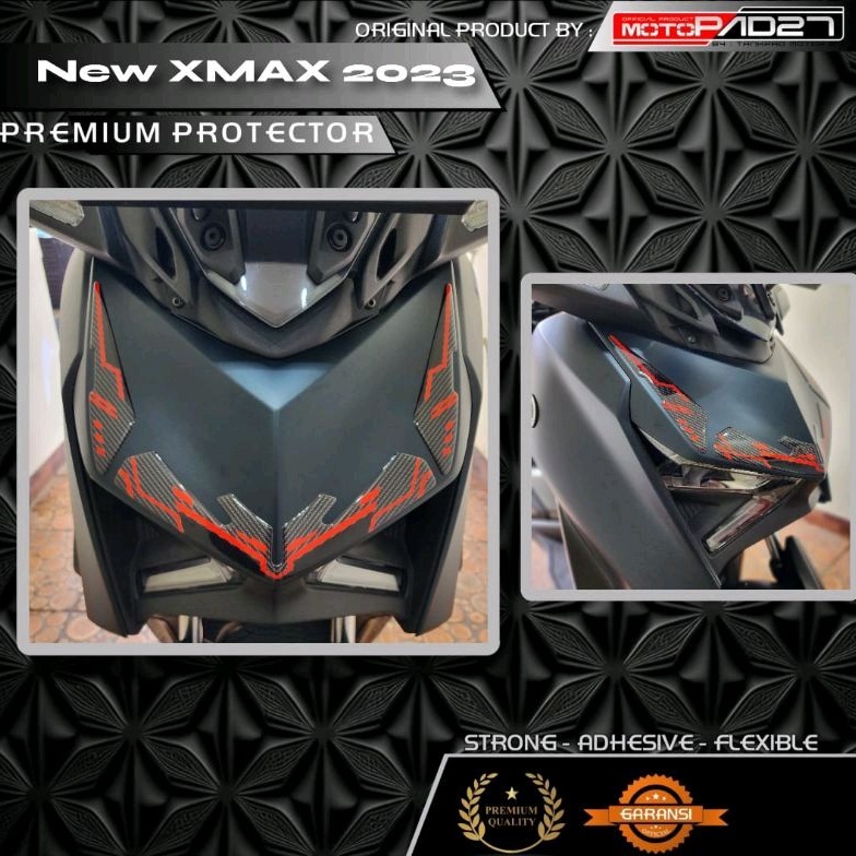Motopad27 Stiker XMAX 2023 Stiker Resin timbul Cover Tameng Yamaha New Xmax 2023