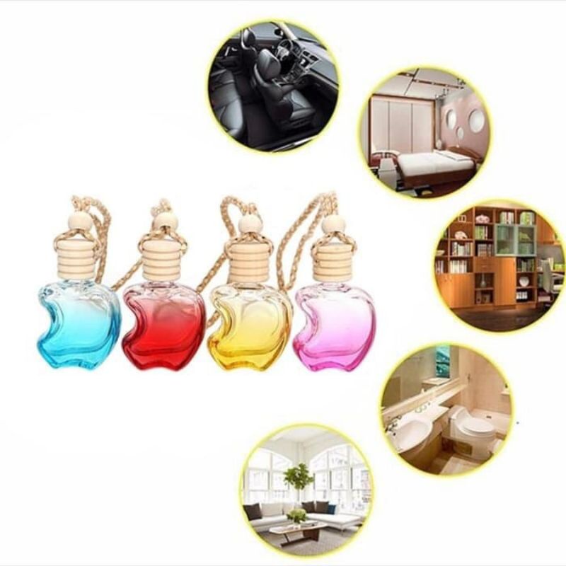 Parfum vleo scent pewangi mobil ruangan kamar botol Apple