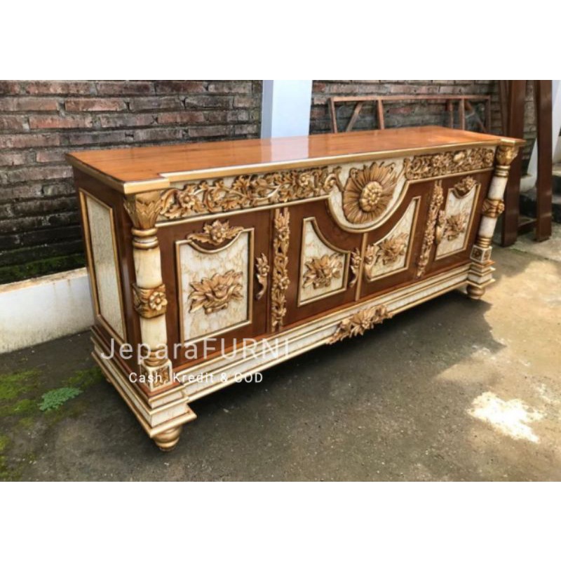 Bufet Palembang Jati Jepara Meja Tv Kayu Jati Jepara