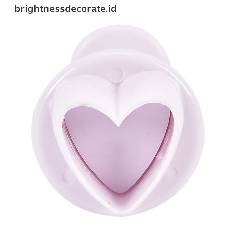 [Birth] Alat Pemotong Kue Lucu Bentuk Hati Cetakan Fondant Decorag [ID]