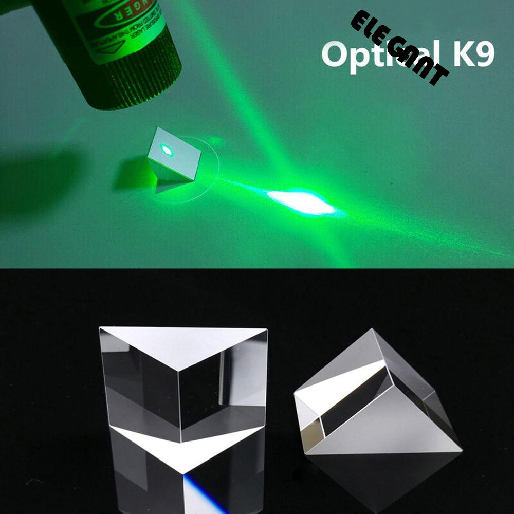 ELEGANT Universal Optical Prism Photography Props Testing Instrument Isosceles Prisms Triangular Right Angle Glass Novelty Teaching Home Decor
