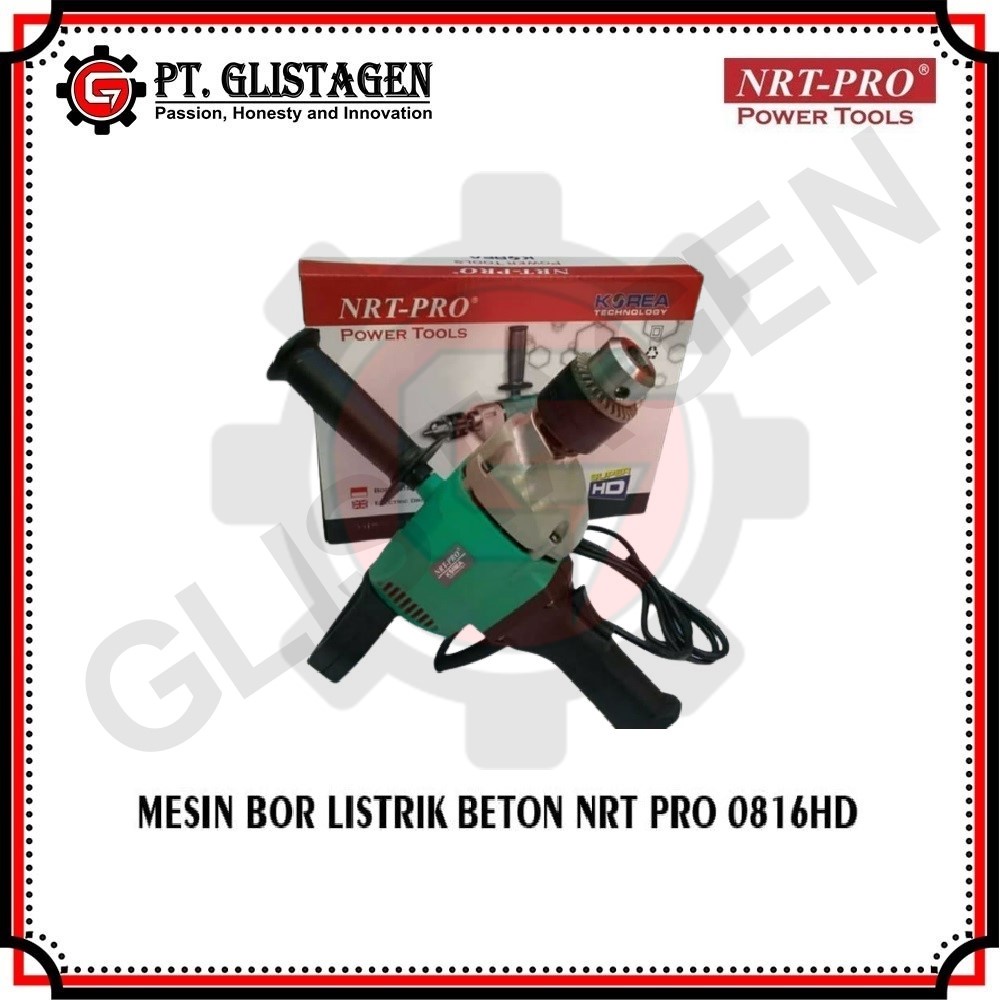 NRT-PRO 0816HD Mesin Bor Tangan 16mm / Bor Mixer NRT-PRO 0816HD