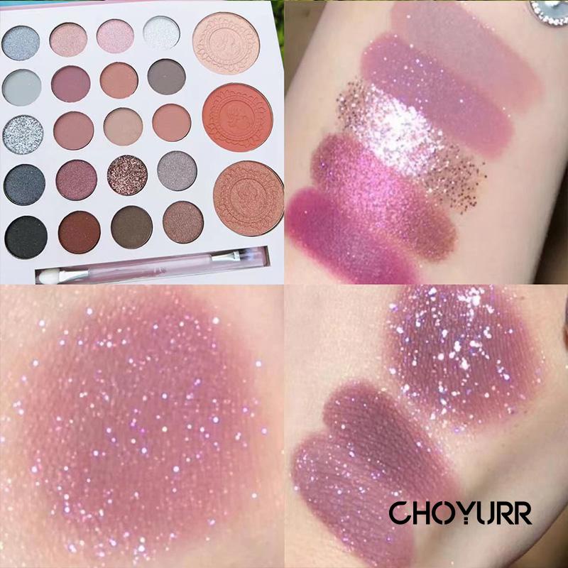 【COD】Beauty Glazed Eyeshadow Pallete 23 Warna Color Board Shimmering Dan Matte Natural Color Waterproof Long Lasting-CH