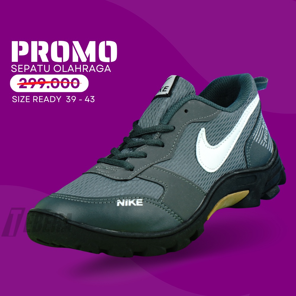 SEPATU OLAHRAGA PRIA WANITA BADMINTON VOLLEY VOLLY VOLI BULU TANGKIS NIKE PEGASUS RINGAN