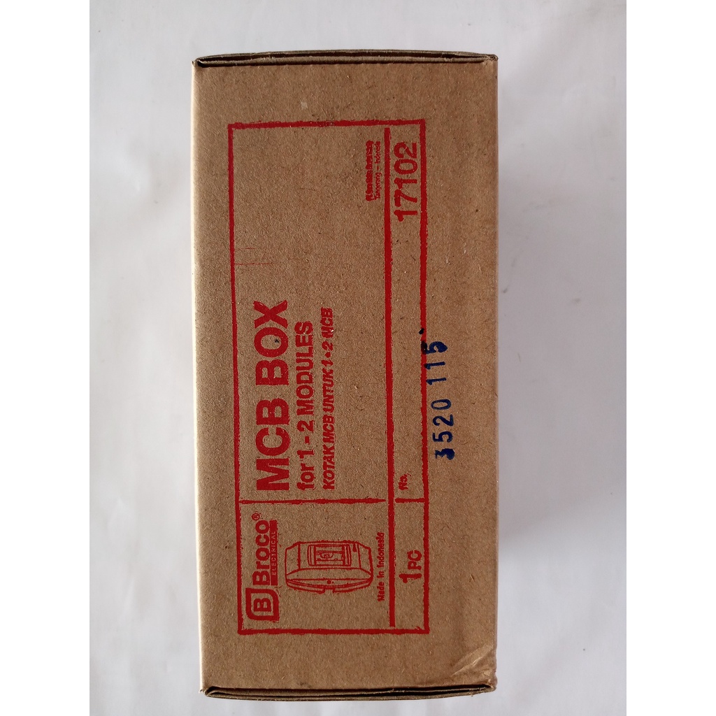Mcb box 2 group broco