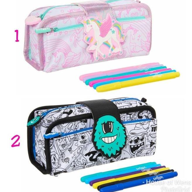

SMIGGLE DIY LETS GO PENCIL CASE KIT - TEMPAT PENSIL SMIGGLE UH654OIK