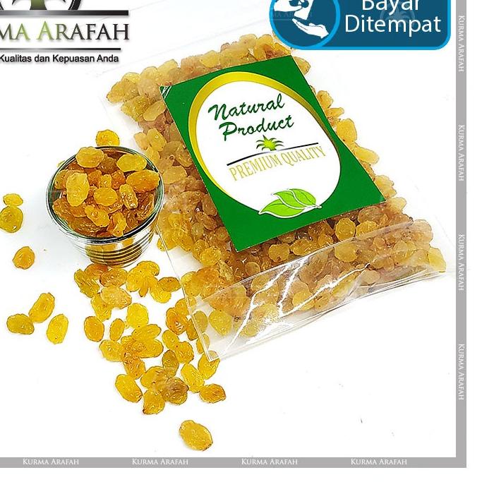 

Termurah [KF7] Kismis Mutiara Manis 1kg Kismis Manis Simin