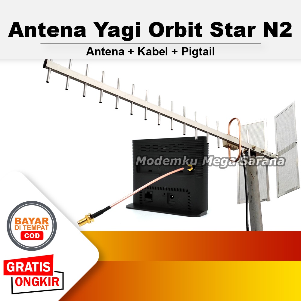 Antena Modem Orbit Star N2 Yagi 3 Extreme