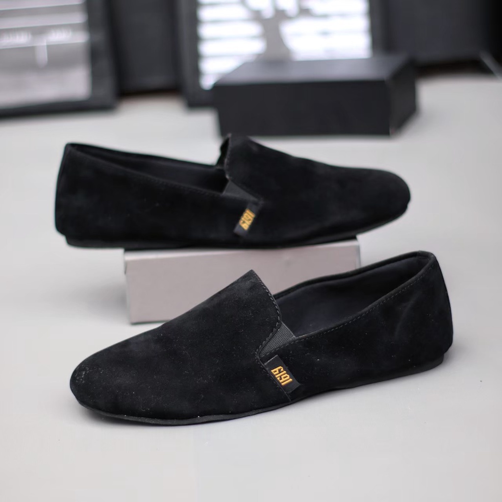 Sepatu Selop Kasual Canvas Pria Original Handmade Slip On Slop Casual Santai Jalan nongkrong Mejeng Balada Cowok OOTD Kekinian