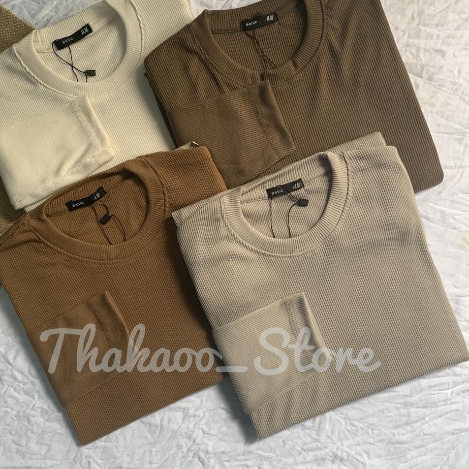 Terlaku!! Kaos Rib /Kaos Rib Premium /Kaos Rib Lengan Panjang/ Kaos Tearu/Kaos Hits/Baju Wanita Tear