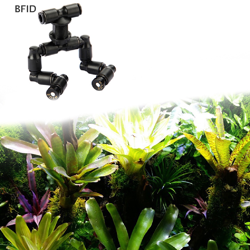 [BFID] Terrarium Reptil Double Nozzle Fogger Mist Sprinkler360° Aquarium Adjustable [ID]