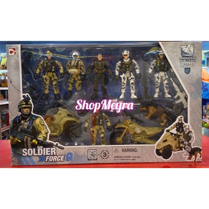 Mainan Soldier Force Operation Sub Hero Set