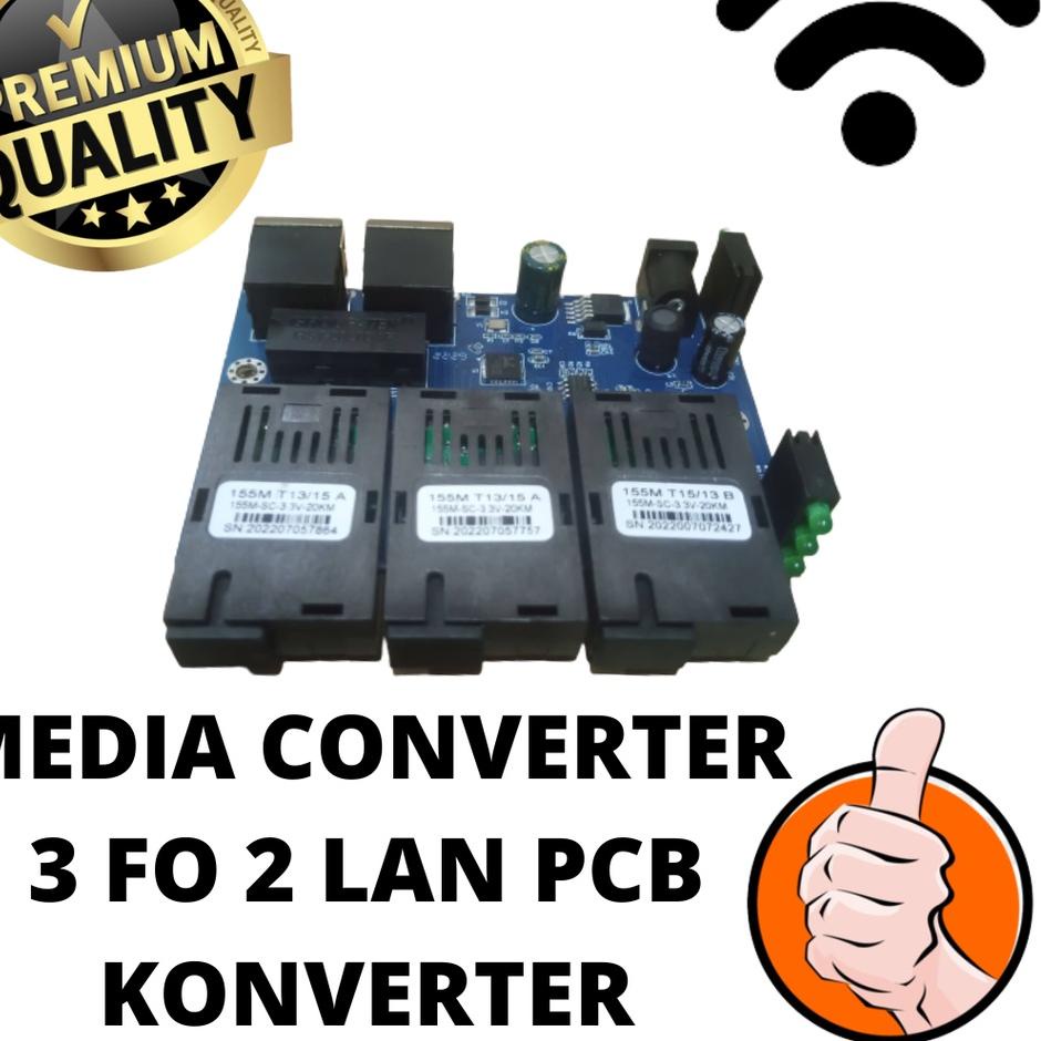 Penjualan Kejutan KONVERTER 2 LAN 3 FO PCB ONLY