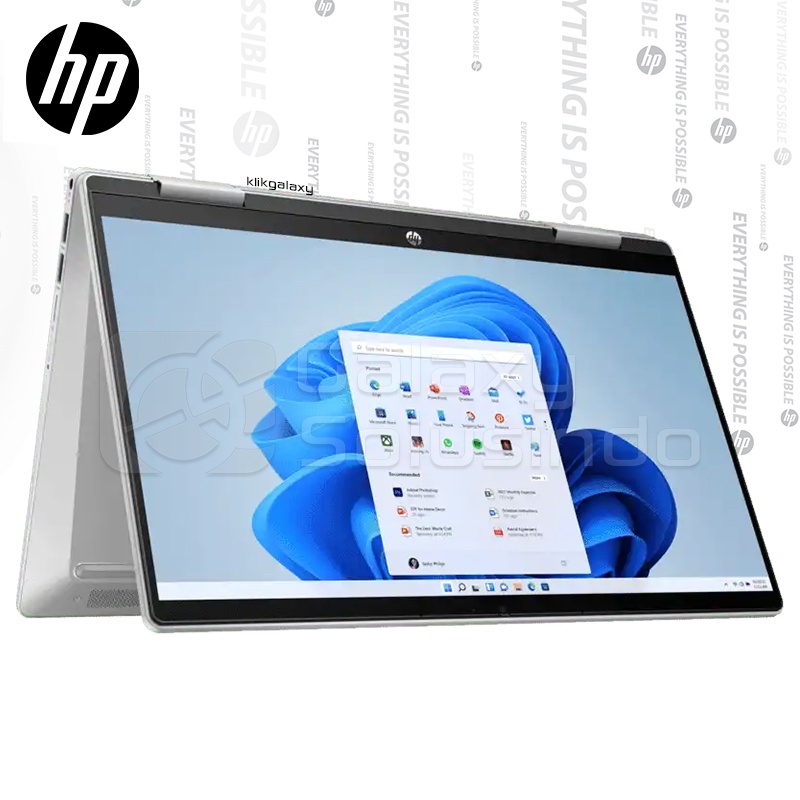 HP PAVILION X360 14-EK0113TU - Core i3-1215U 512GB SSD 8GB RAM FHD Touch - Silver Notebook