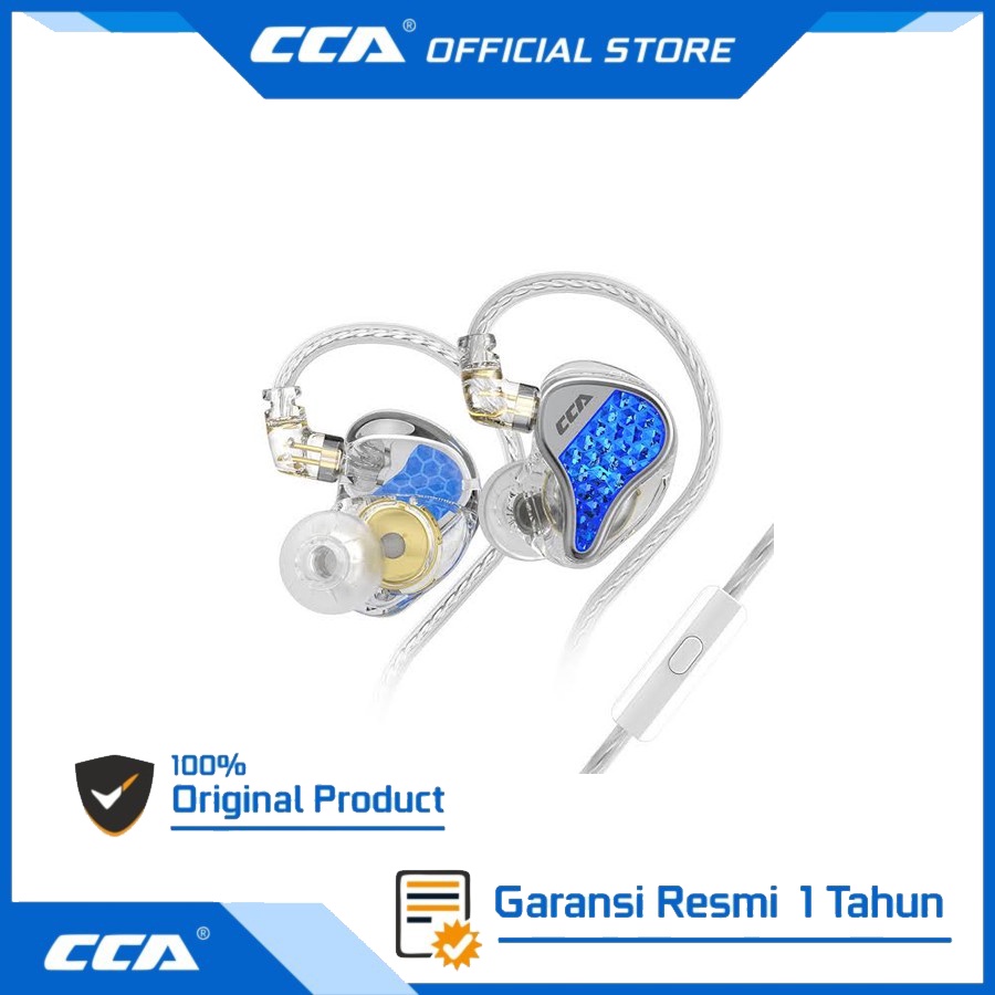 CCA Lyra with Mic HIFI Single Dynamic Driver In Ear Monitor Earphone