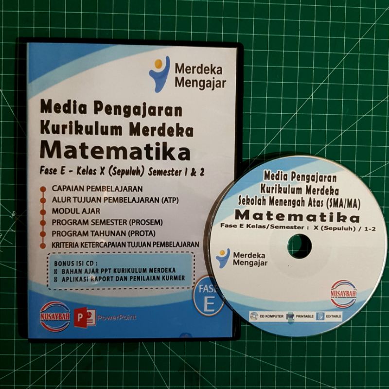 Jual Perangkat Ajar Matematika Kelas 10 Kurikulum Merdeka Shopee