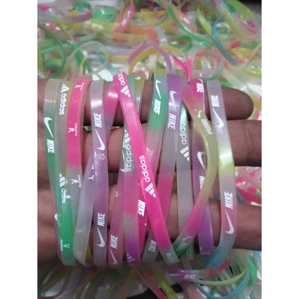 Glow in the dark gelang silicon